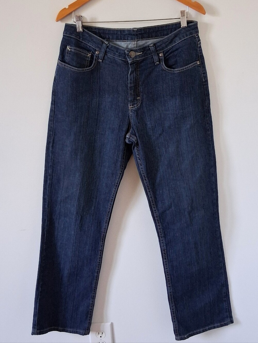 Riders by Lee Women’s Straight Leg Jeans - Dark Blue 10P Relaxed Fit Denim